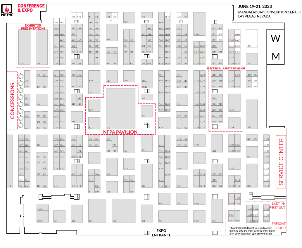 Mandalay Bay Convention Center floor plan